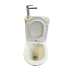 Toilet Suite Rimless Flush BTW LEN014D with Hand Basin 